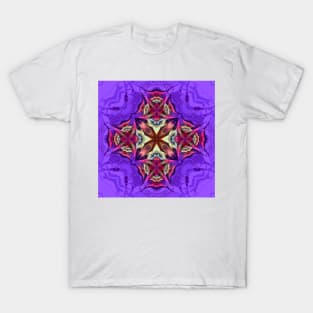 Symmetrical Floral Mandala T-Shirt